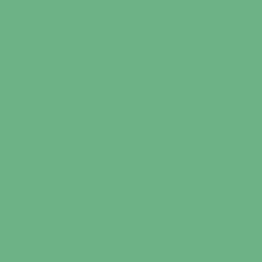 Color HEX #6bb287 