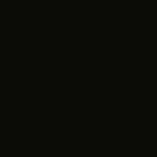 Color HEX #0c0c07 