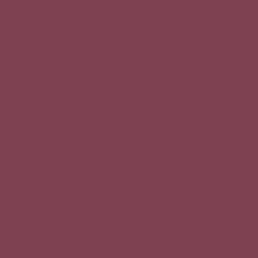 Color HEX #7d4151 