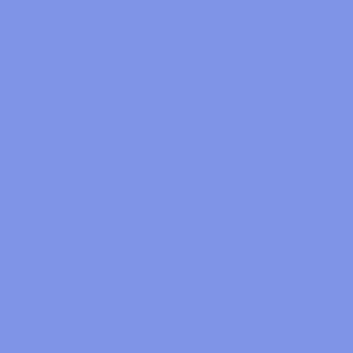 Color HEX #7e92e3 