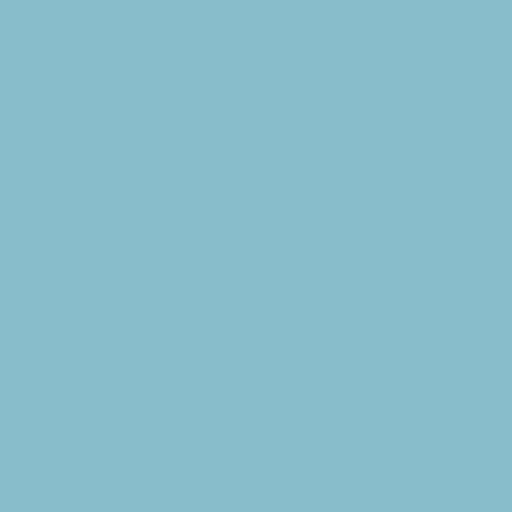 Color HEX #89bdcd 