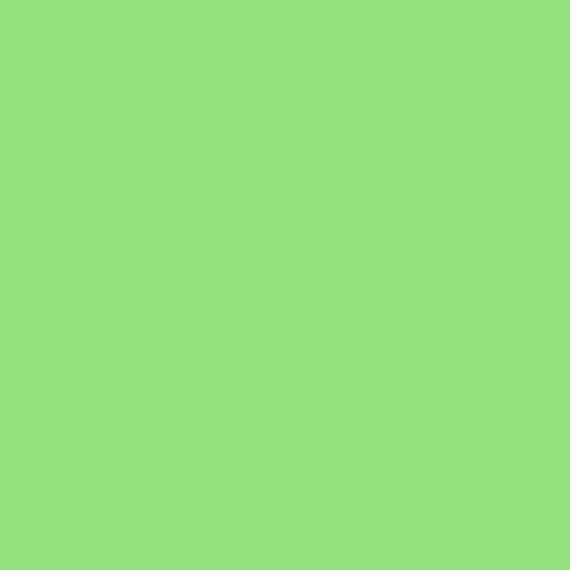Color HEX #92e37e 