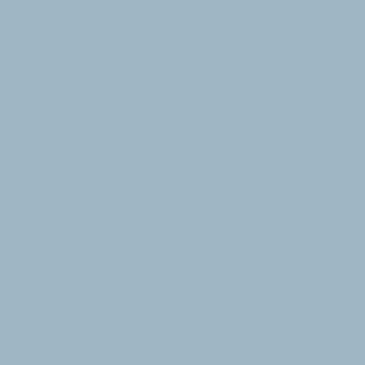 Color HEX #9db7c5 