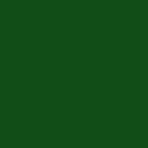 Color HEX #114d16 