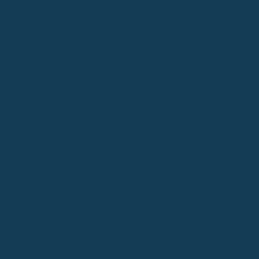 Color HEX #153c55 