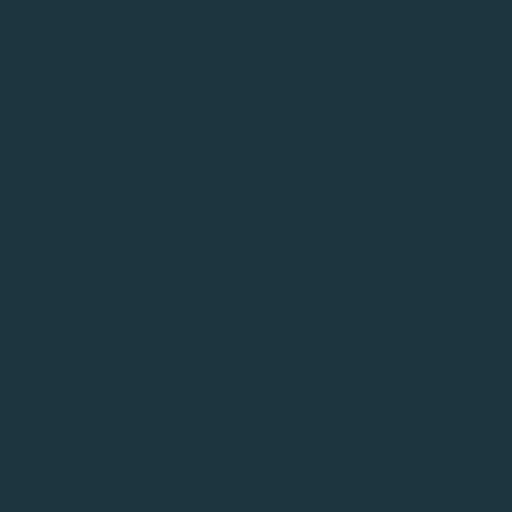 Color HEX #1b363e 