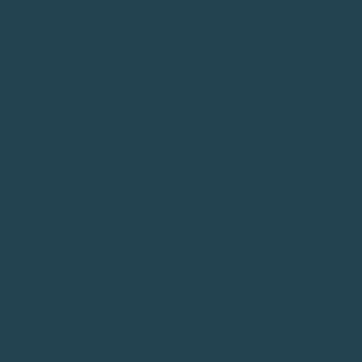 Color HEX #244351 