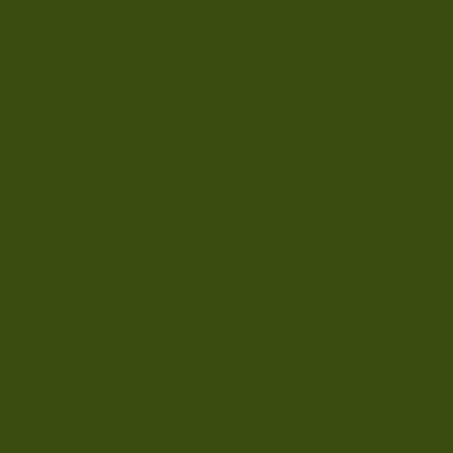 Color HEX #3a4d11 