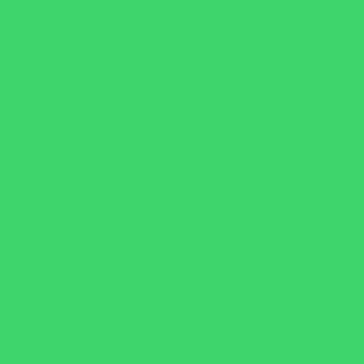 Color HEX #3ed56c 