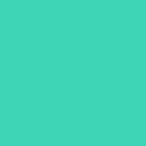 Color HEX #3ed5b7 
