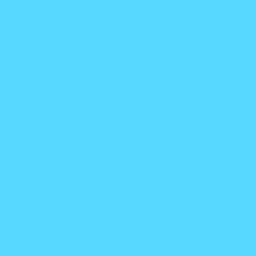 Color HEX #57d7ff 
