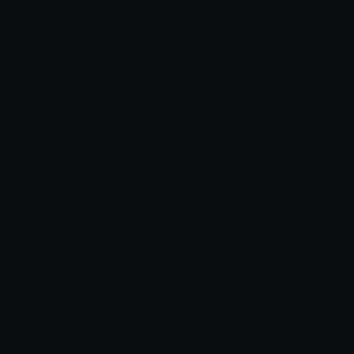 Color HEX #090d0f 