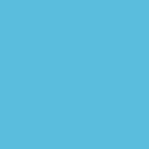 Color HEX #5bbdde 