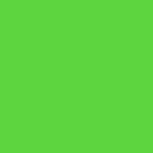 Color HEX #5cd53e 